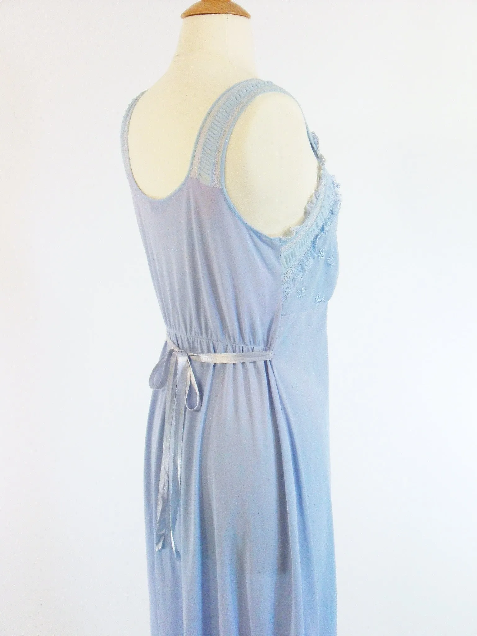 50s Blue Negligee by Phil-Maid