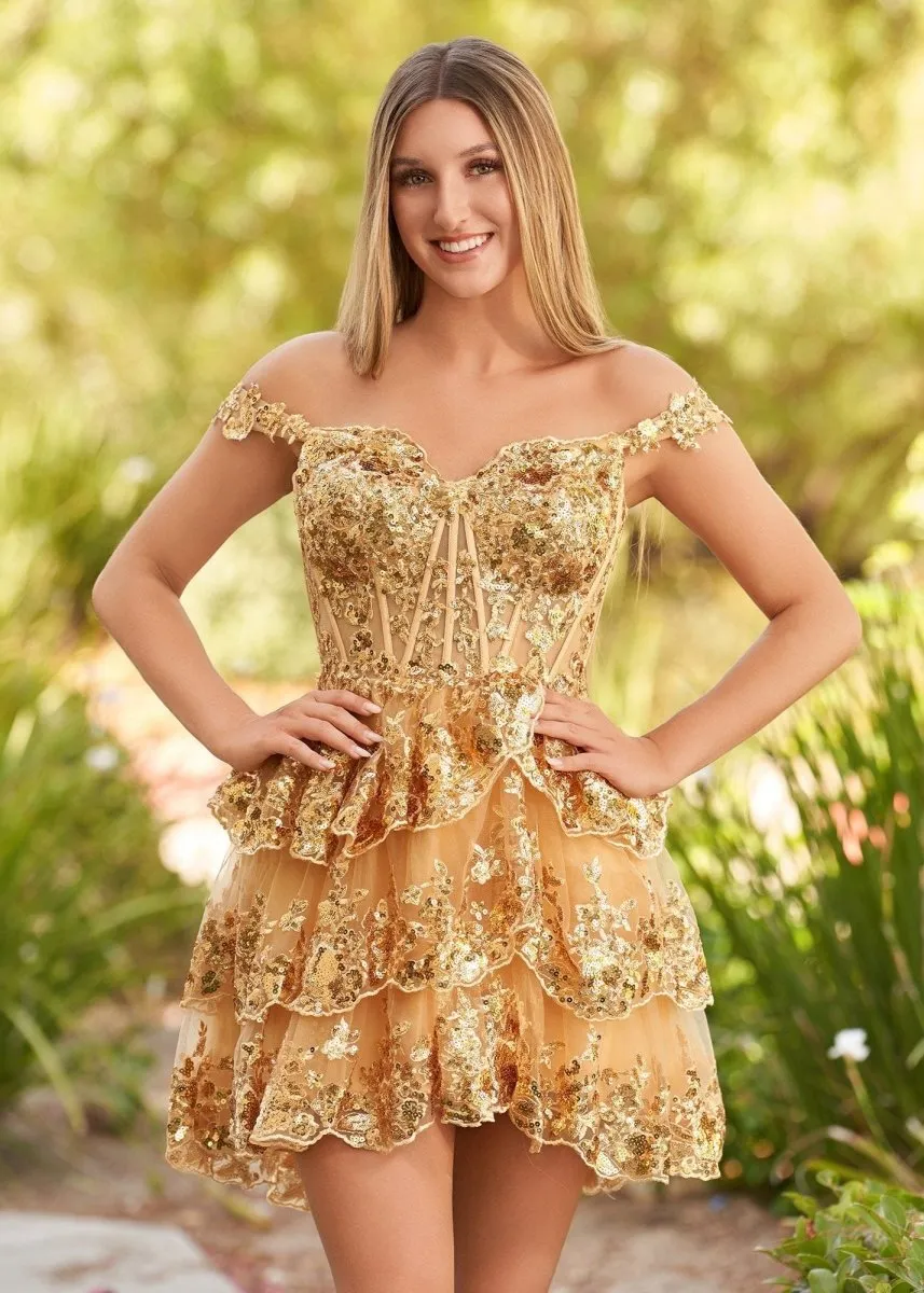 A-line Sweetheart Tie Short Homecoming Dresses