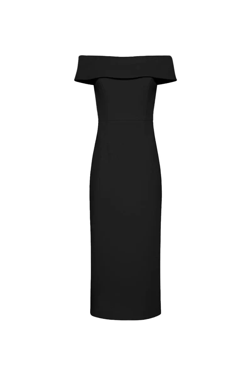 Amore Off Shoulder Midi Dress