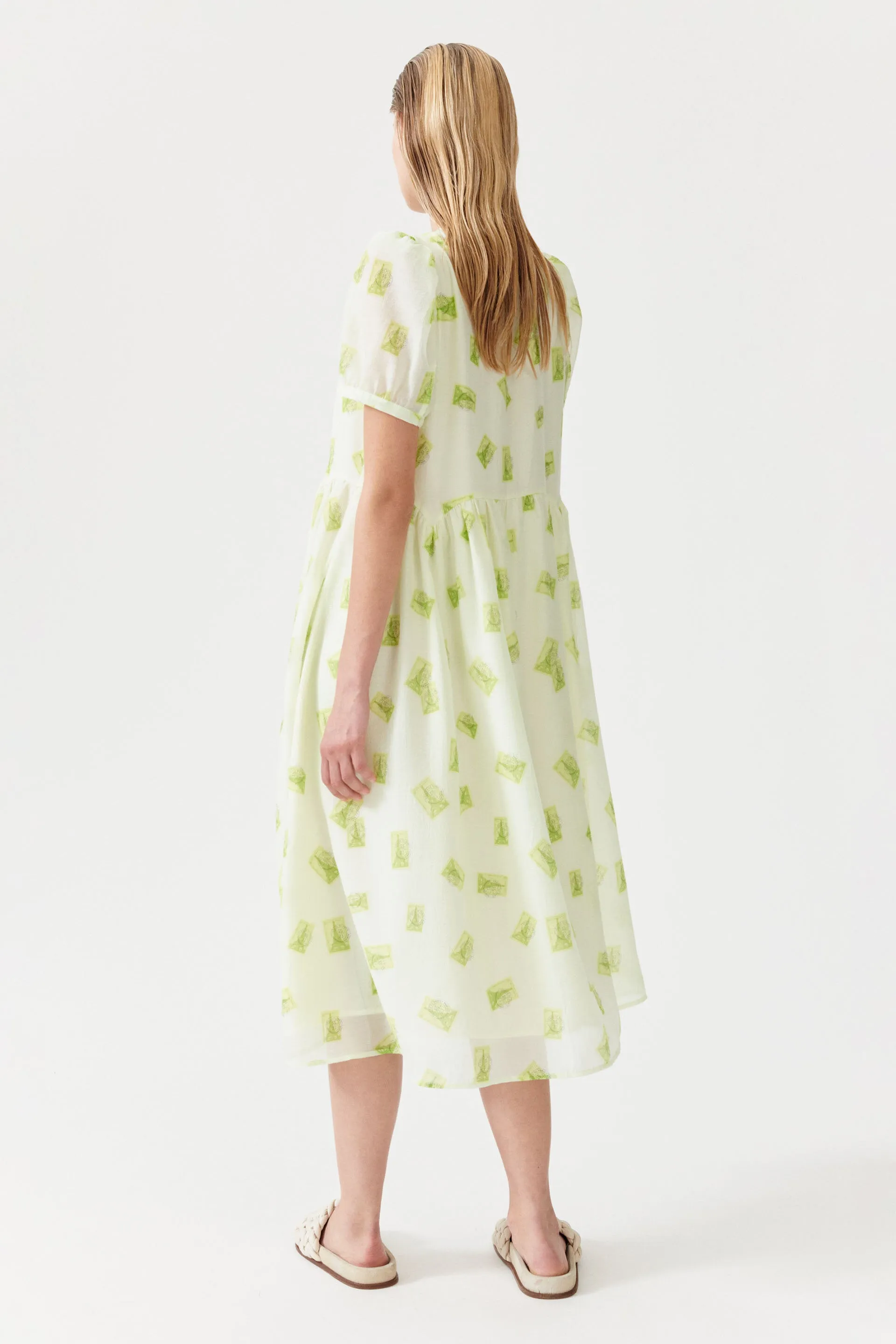 Artemis Dress - Green Postage