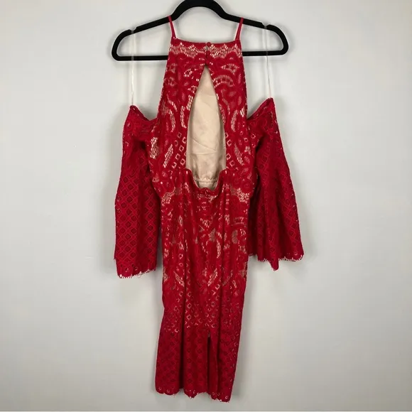 Bardot Mila Lace Midi Dress