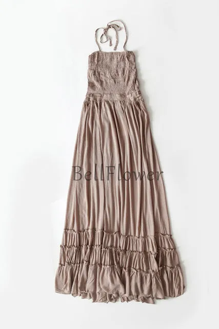 Beach Dress, Bohemian, Chic Backless Long Maxi Dress