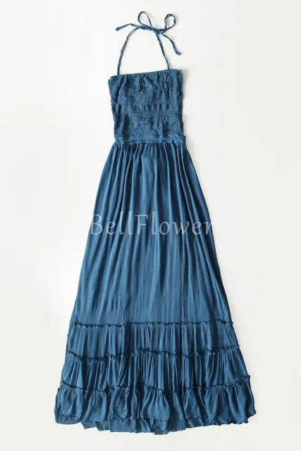 Beach Dress, Bohemian, Chic Backless Long Maxi Dress
