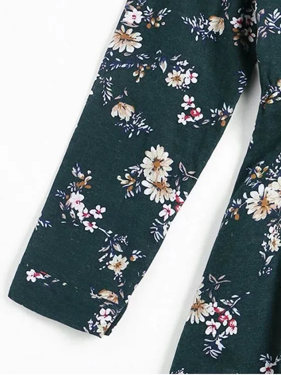 BerryBetty - Chic Tiny Floral Fit And Flare Dress