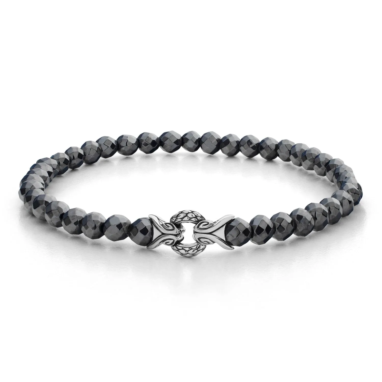 Bond Bracelet - Sterling Silver   Hematite