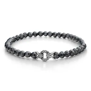 Bond Bracelet - Sterling Silver   Hematite