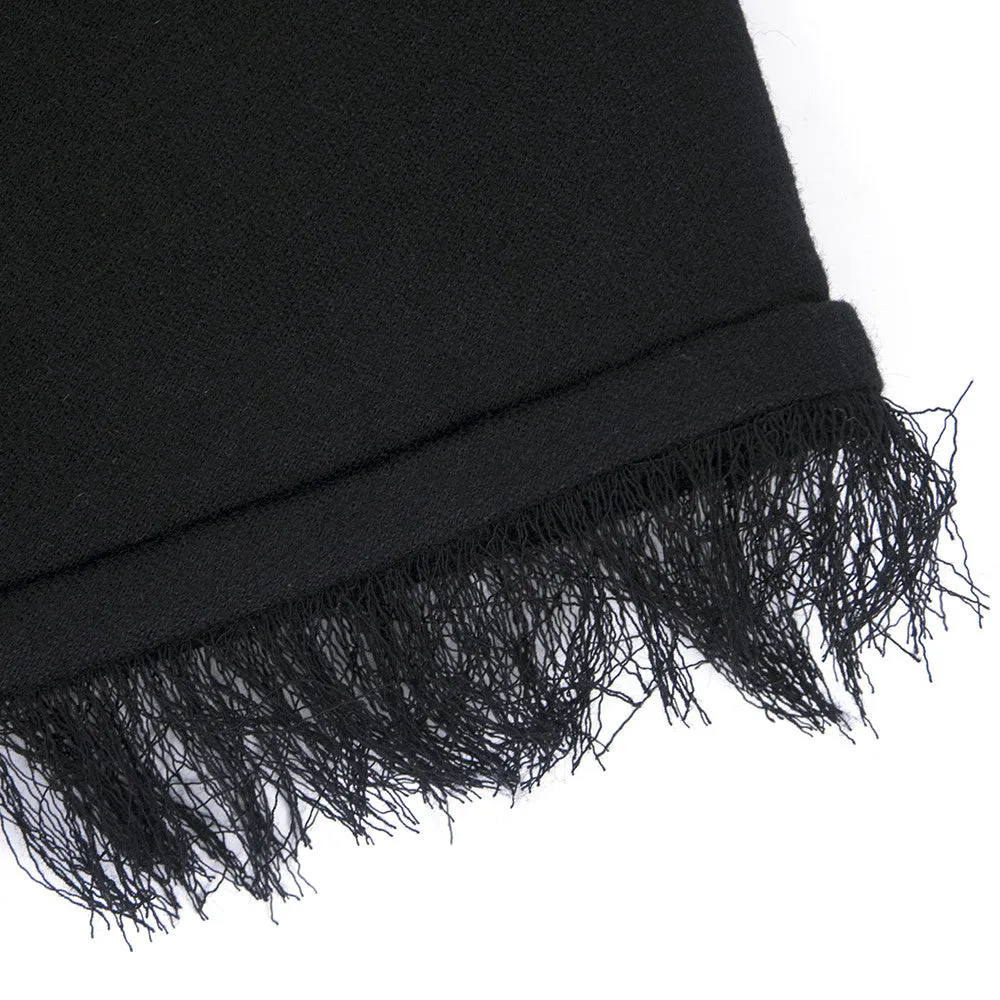 CHADO RALPH RUCCI Black Cashmere & Sequin Dress