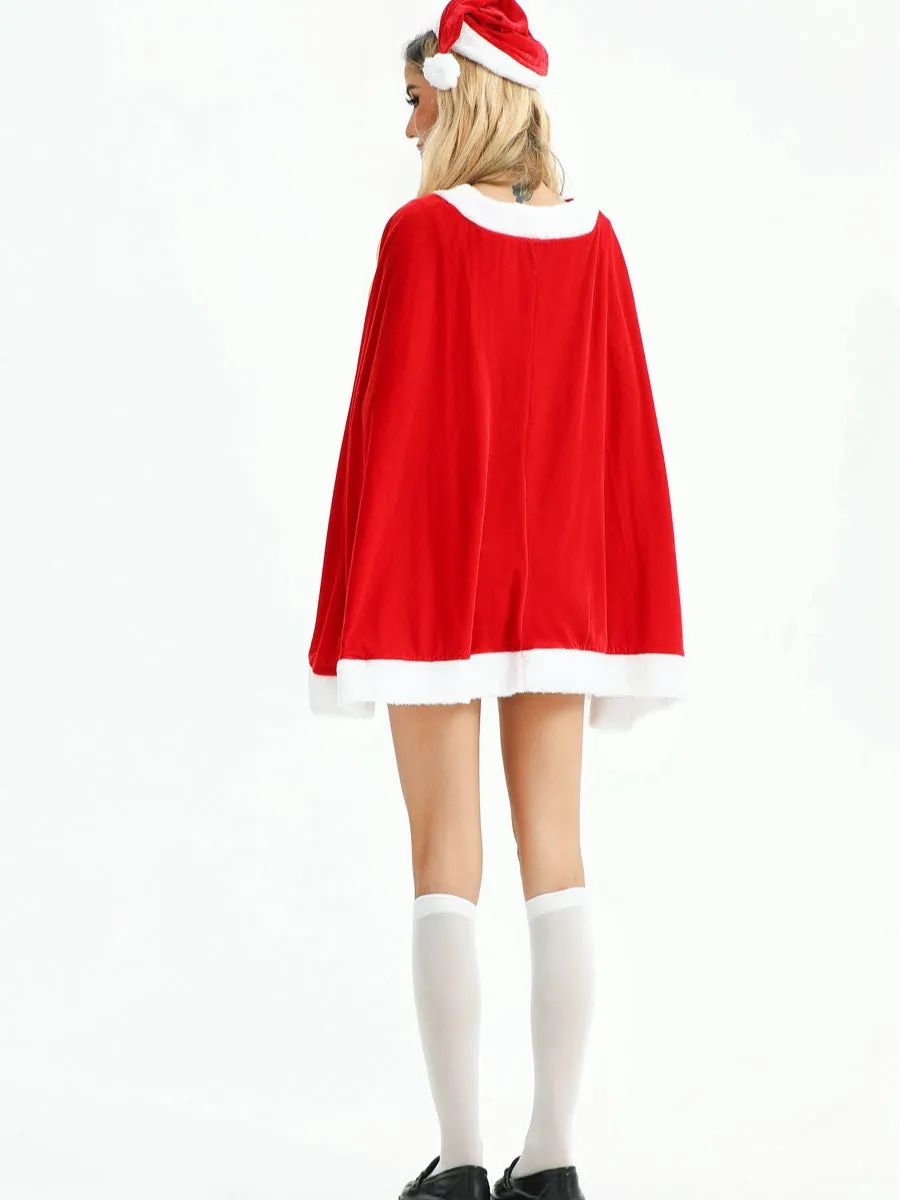Christmas Cape Santa Claus Dress