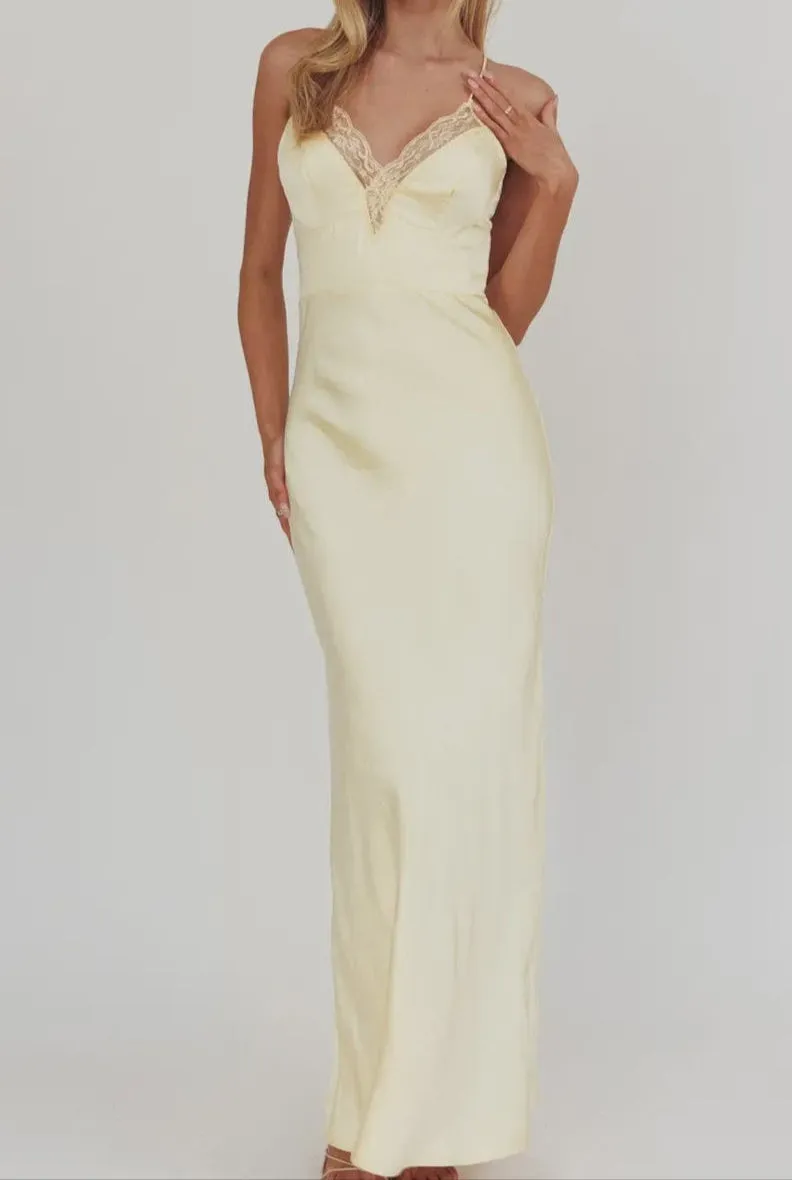 Cicily Satin Dress