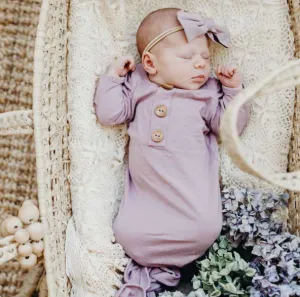 CL Knot Gown | Dusty Purple
