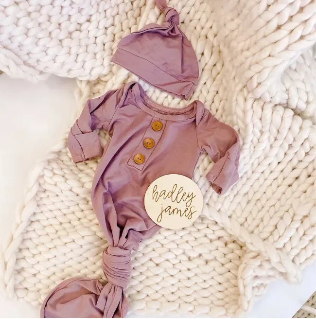CL Knot Gown | Dusty Purple