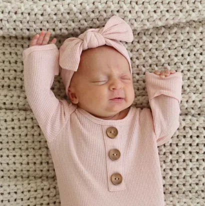 CL Knot Gown | Lovely Pink Waffle