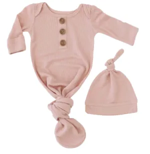 CL Knot Gown | Lovely Pink Waffle
