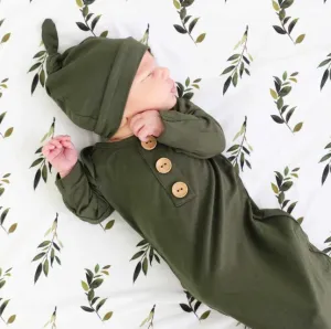 CL Knot Gown | Olive
