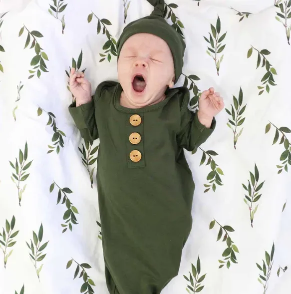 CL Knot Gown | Olive