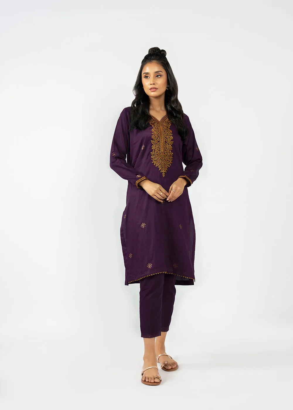 Cotton Satin Kurti