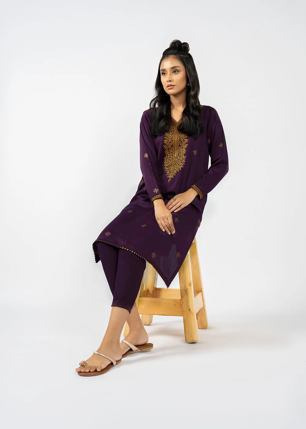 Cotton Satin Kurti