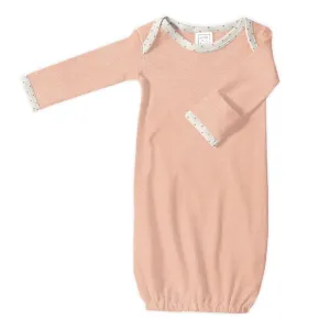 Cotton Sleep Gown - Heathered Peach