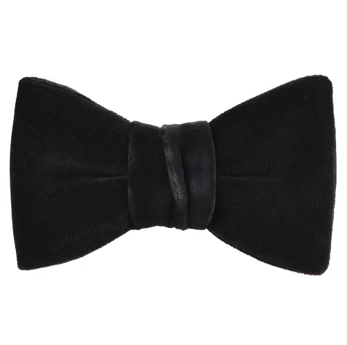 Cotton Velour Bowtie - Solid Velvet