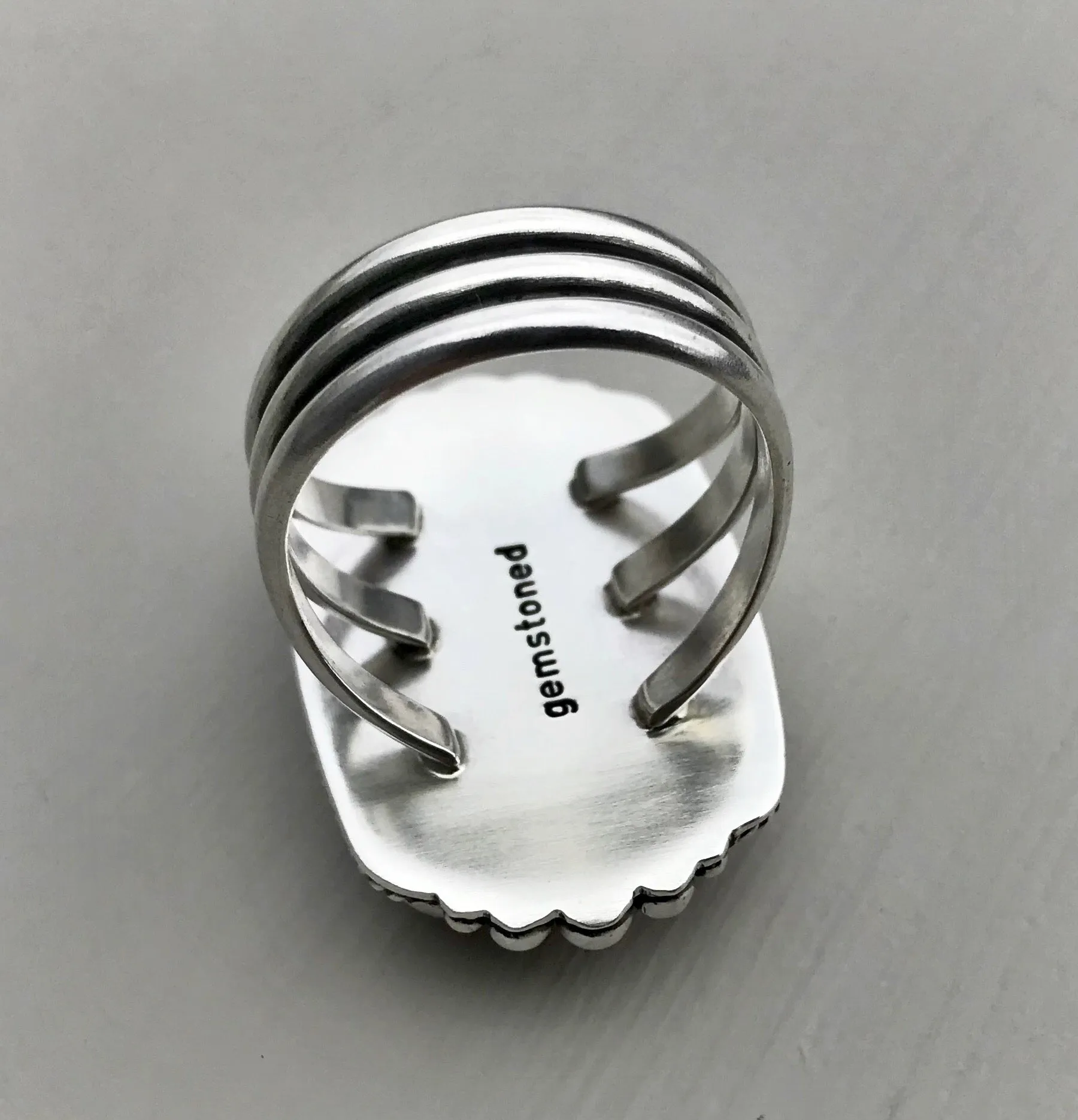 Crazy Lace Agate Ring