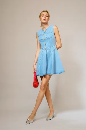 DAKOTA DENIM MINI DRESS