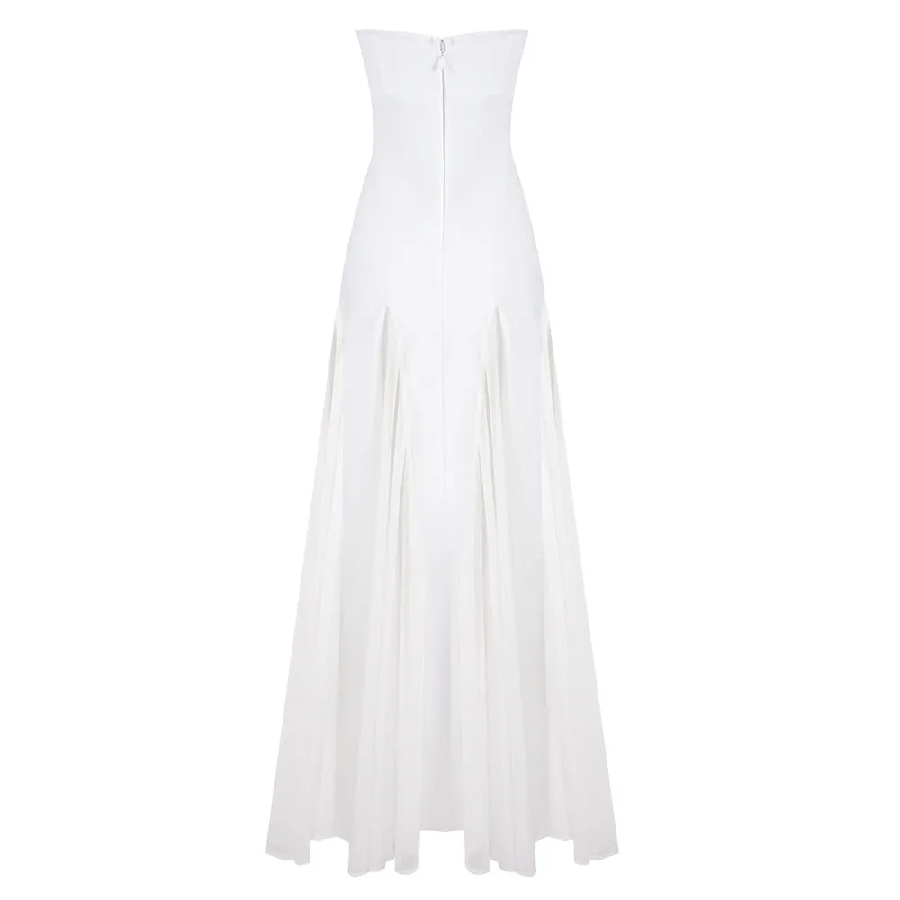 Della Strapless Mermaid Maxi Dresses