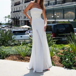 Della Strapless Mermaid Maxi Dresses