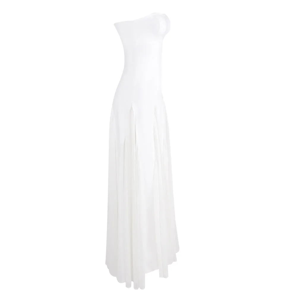 Della Strapless Mermaid Maxi Dresses