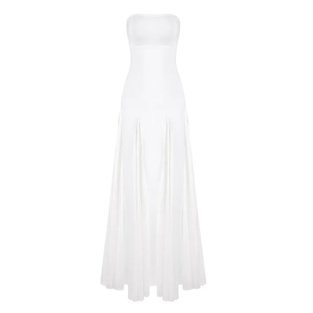 Della Strapless Mermaid Maxi Dresses
