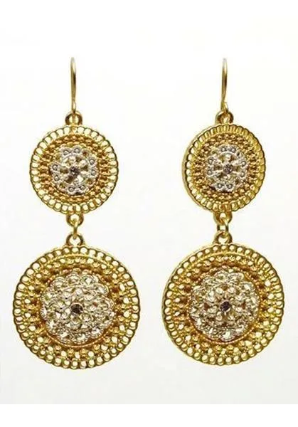 Double Drop Filigree Earrings