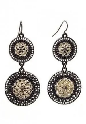 Double Drop Filigree Earrings