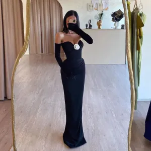 Elastic Stin Mermaid Evening Dresses Sweetheart Formal Gowns Party Gala Gown Night Club Dress Robe de soiree