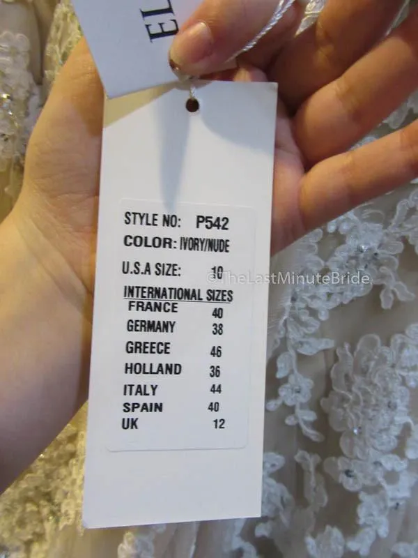 Eleni Elias P542 Size 10