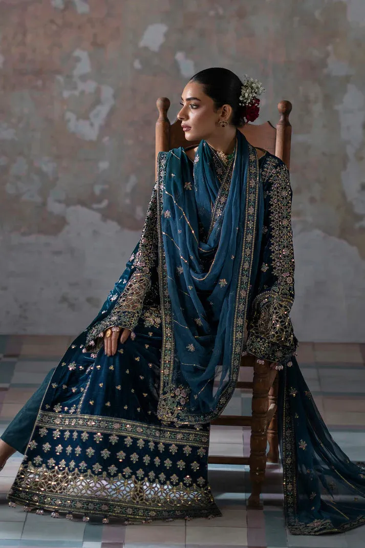 Emaan Adeel Saanjh Luxury Velvet Collection Unstitched MEHER