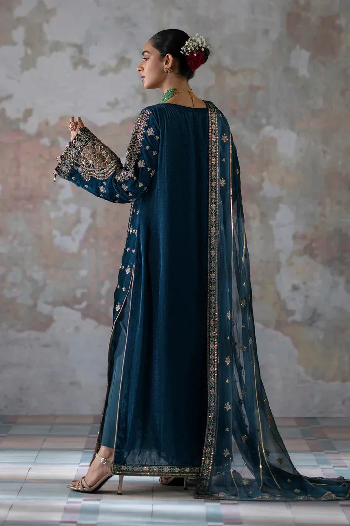 Emaan Adeel Saanjh Luxury Velvet Collection Unstitched MEHER