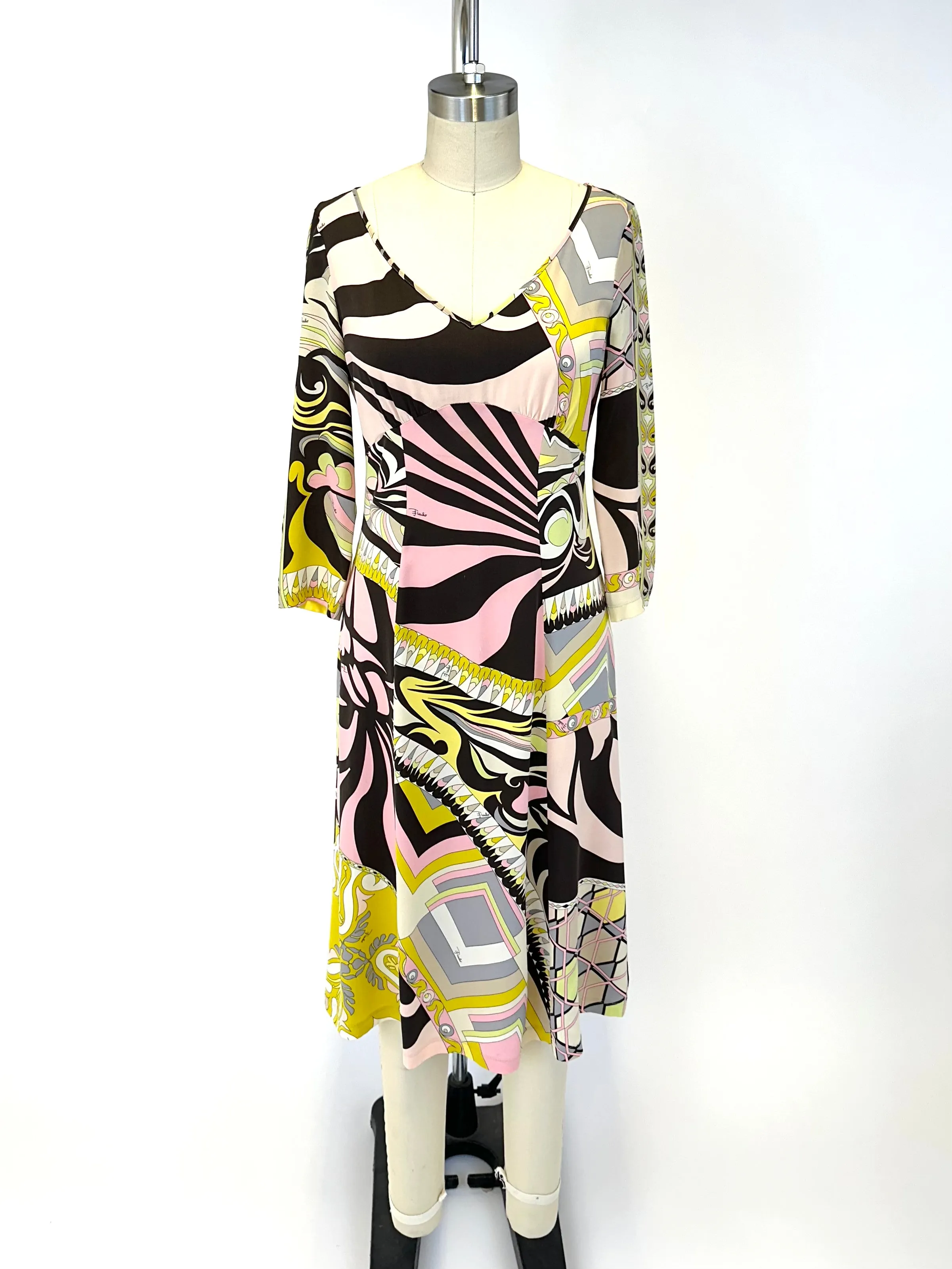 Emilio Pucci Silk Jersey Printed Dress