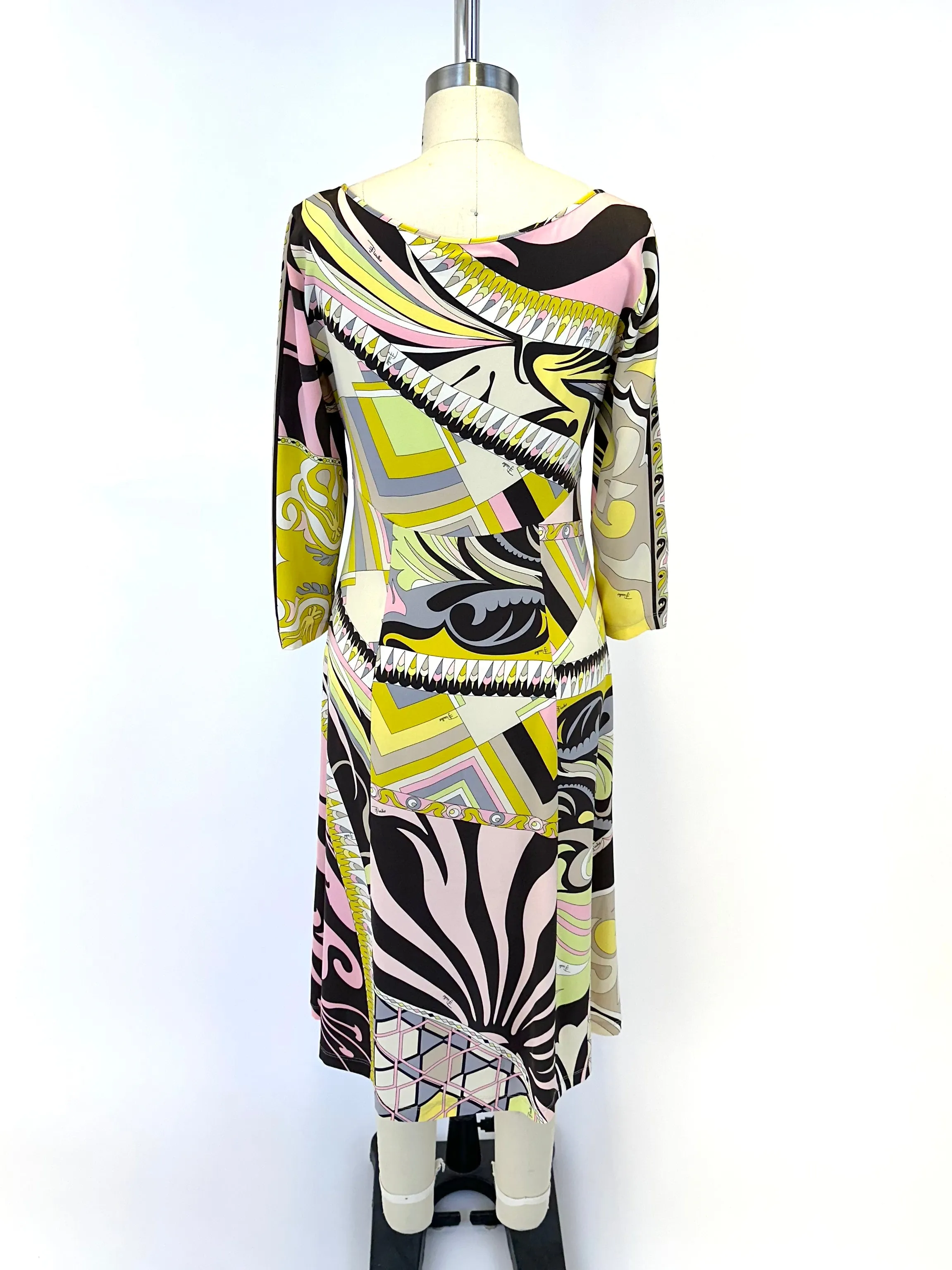 Emilio Pucci Silk Jersey Printed Dress