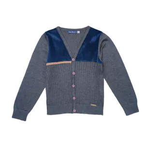 EURO BOYS Velvet Knit Cardigan