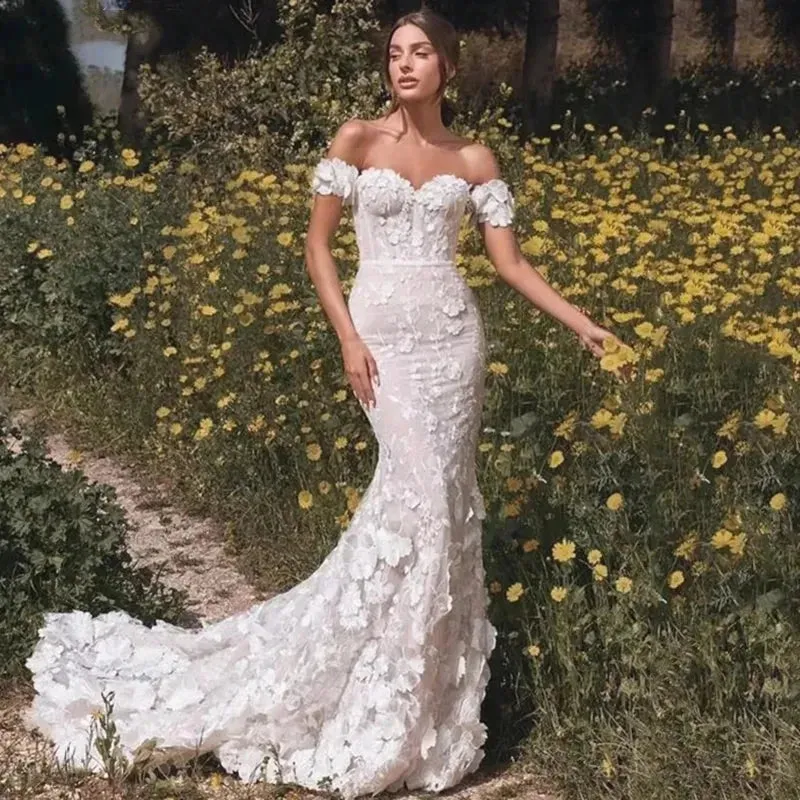 Exquisite Wedding Dresses Vintage Bridal Gowns Sleeveless Lace Appliques Robes Tulle Backless Sleeveless Vestidos De Novia