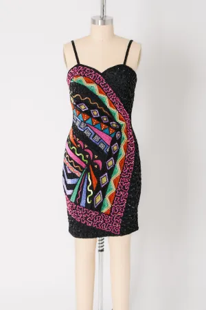 Fabulous Sequin Beaded Cocktail Dress