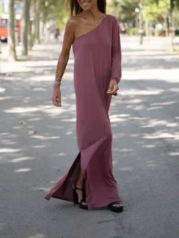 Felicity - Flowing off-the-shoulder maxi dress