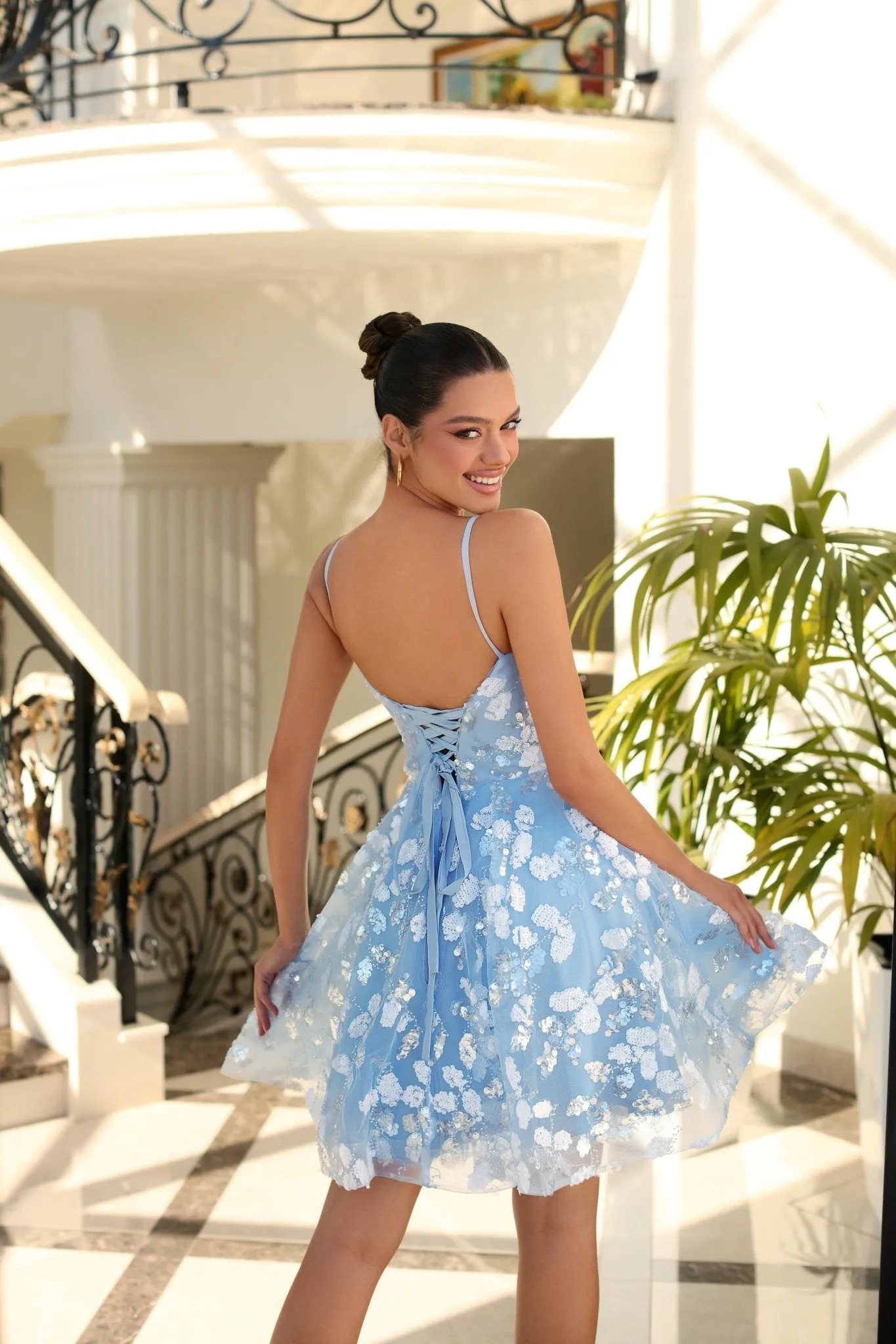 Fiona Dress in Ivory by Nicoletta NC1030