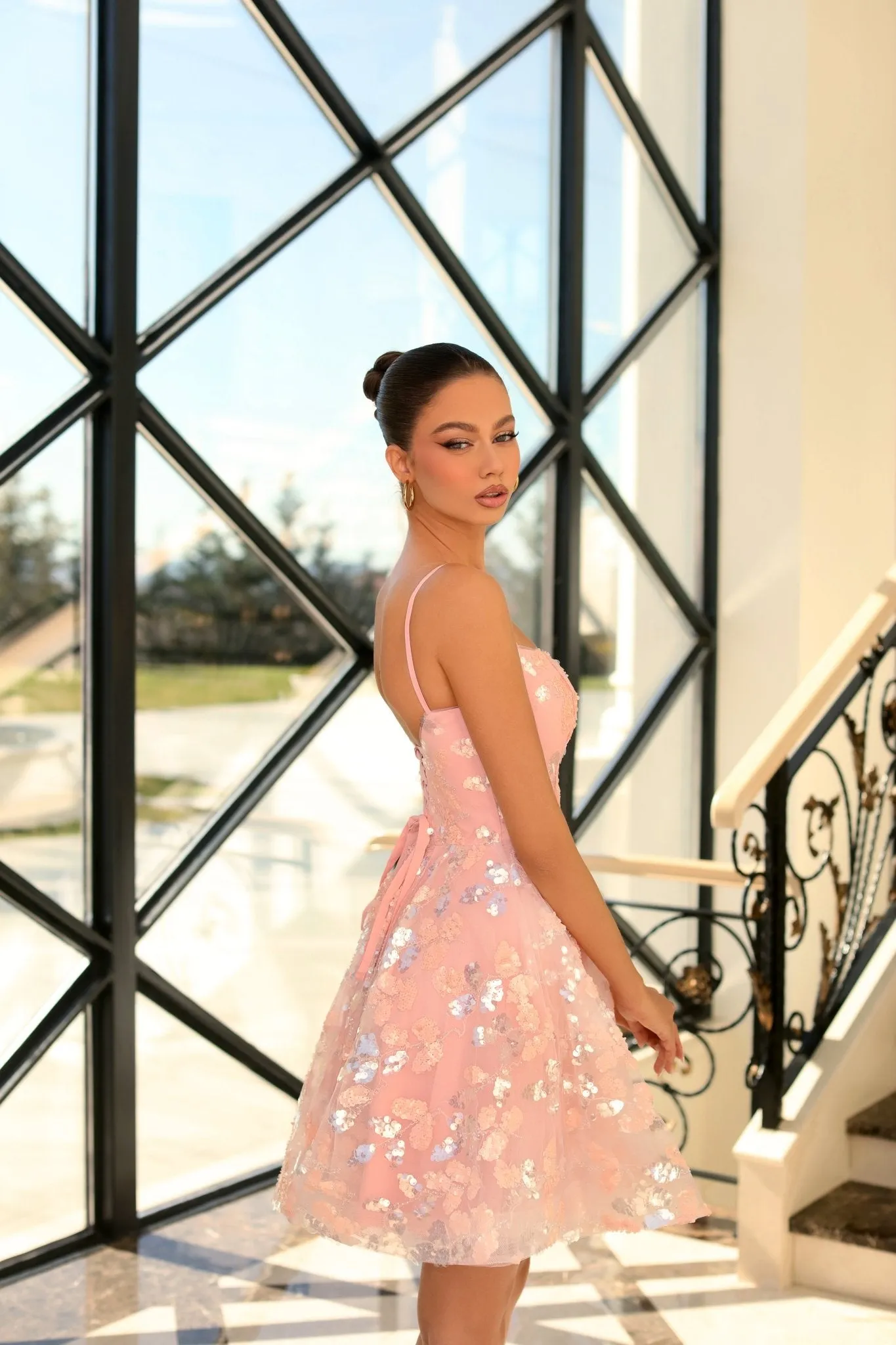 Fiona Dress in Ivory by Nicoletta NC1030