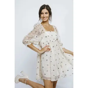 Floral Babydoll Mini Dress