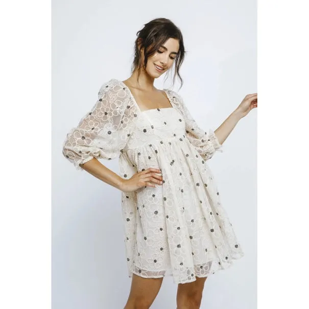 Floral Babydoll Mini Dress