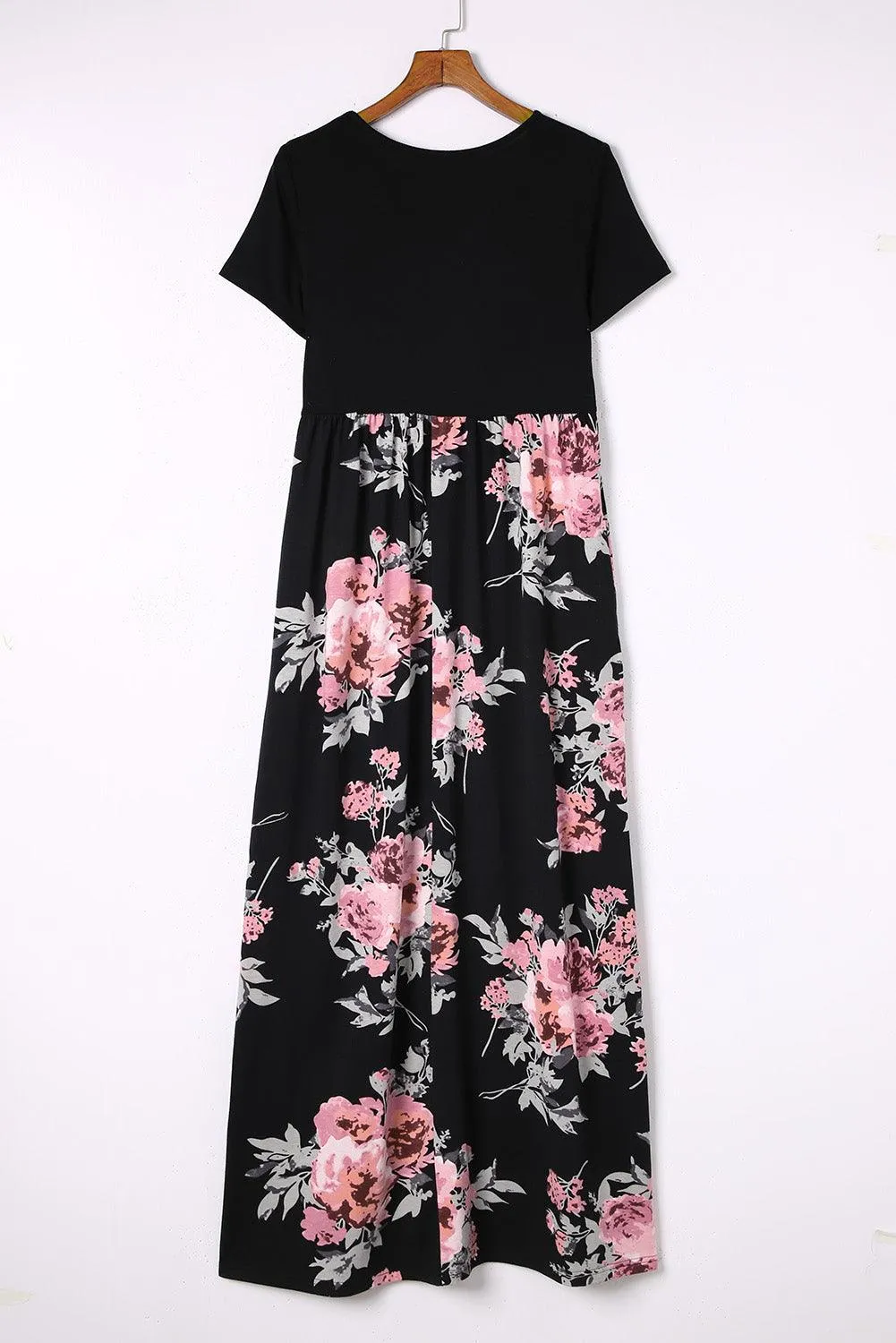 Floral Empire Waist Maxi Dress