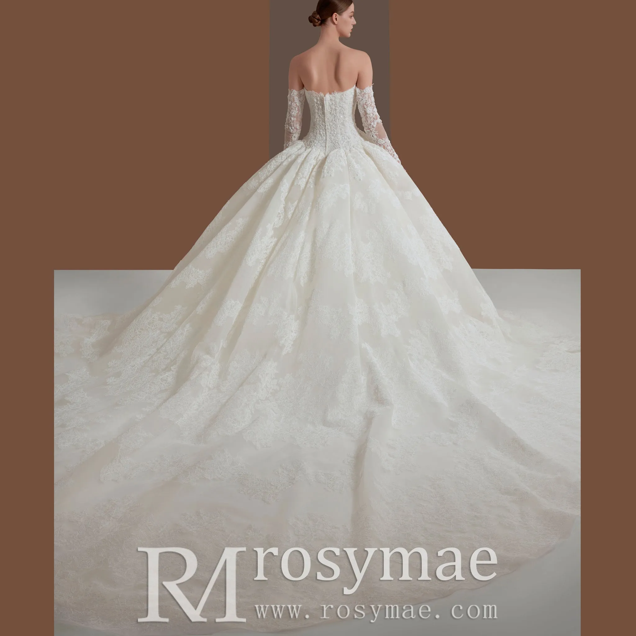 Floral Lace Bridal Gowns & Ball Gown Wedding Dresses