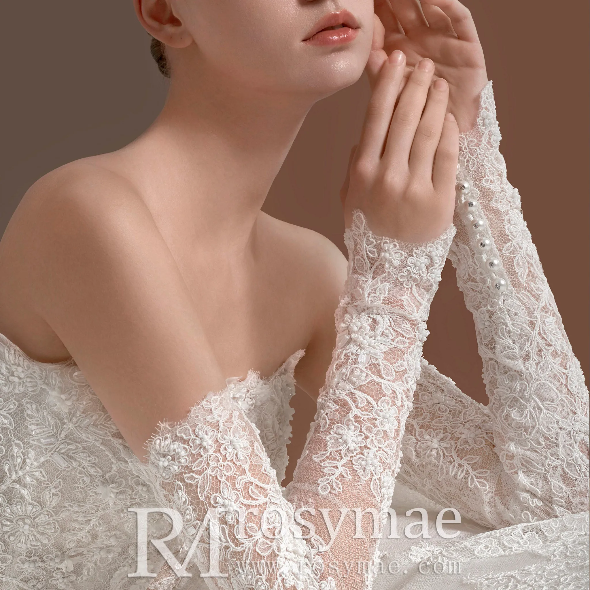 Floral Lace Bridal Gowns & Ball Gown Wedding Dresses