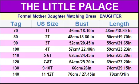Formal Mother Daughter Matching Dress
