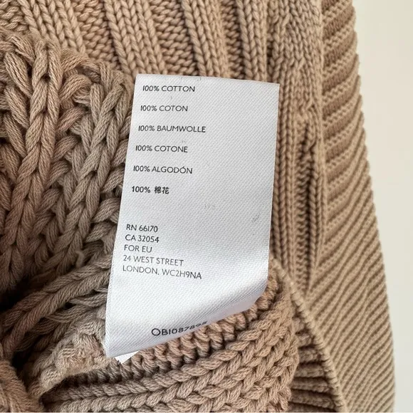 Free People Chunky Oversized Sweetheart Mock Neck Sweater